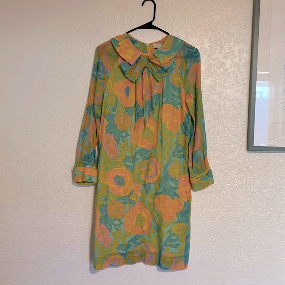 Vintage floral Jonathan Logan 60’s mod dress
